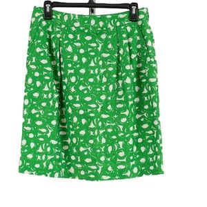 Boden green mini skirt size 8R